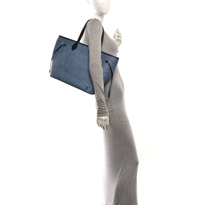Louis Vuitton Epi Neverfull MM Denim Light 2 of 10