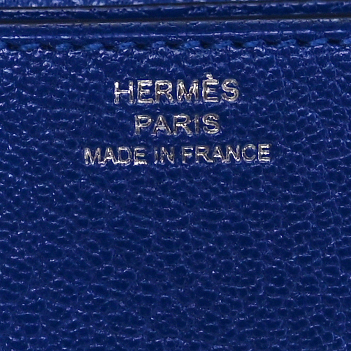 Hermes Chevre Mysore Clic 16 Wallet Bleu Electrique 5 of 11