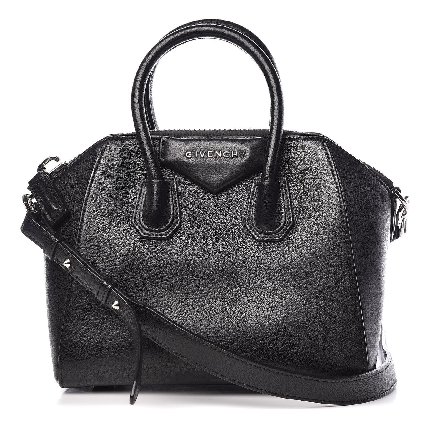 Sugar Goatskin Mini Antigona Black