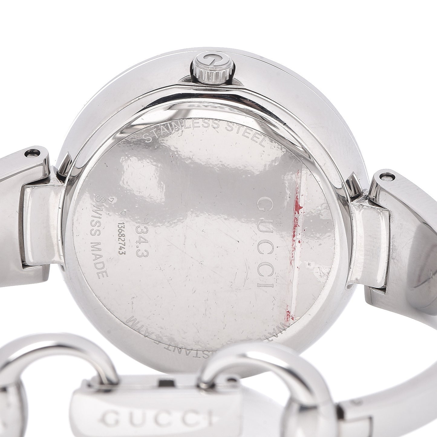 Stainless Steel 36mm Guccissima Quartz Watch Black