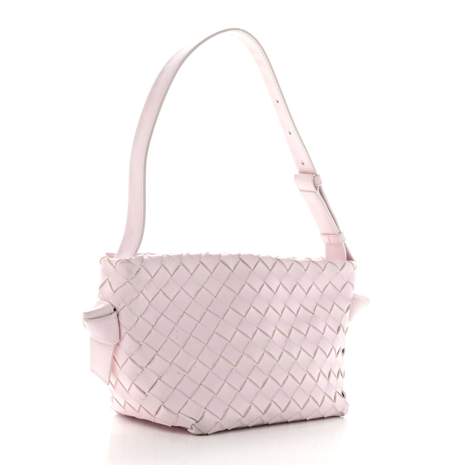 Bottega Veneta Nappa Intrecciato Tie Shoulder Bag Bliss Washed 3 of 11
