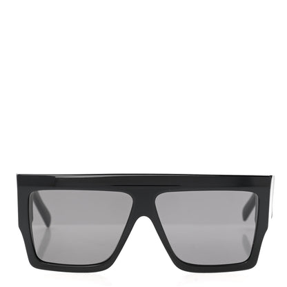 Celine Acetate Chunky Rectangle Sunglasses CL 40092/I Black 2 of 7