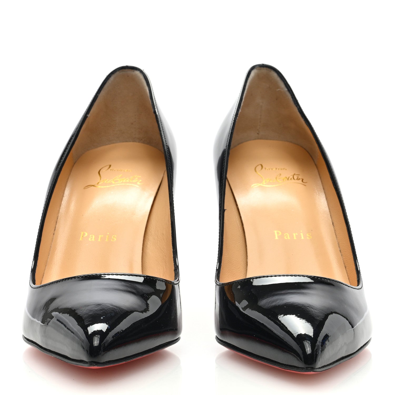 Christian Louboutin Patent Pigalle Follies 85 Pumps 36.5 Black 3 of 7