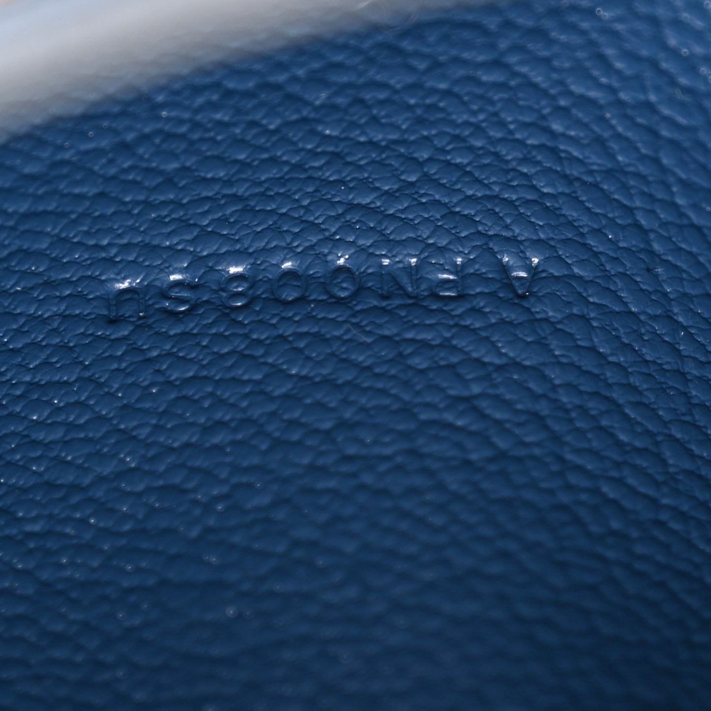 Ostrich Bearn Wallet Bleu Indigo