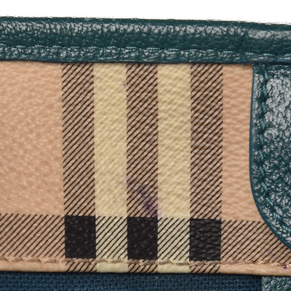 Burberry Haymarket Check Small Canterbury Tote Aqua Green 9 of 18