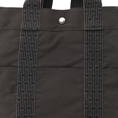 Hermes Canvas Herline Backpack Grey 7 of 13