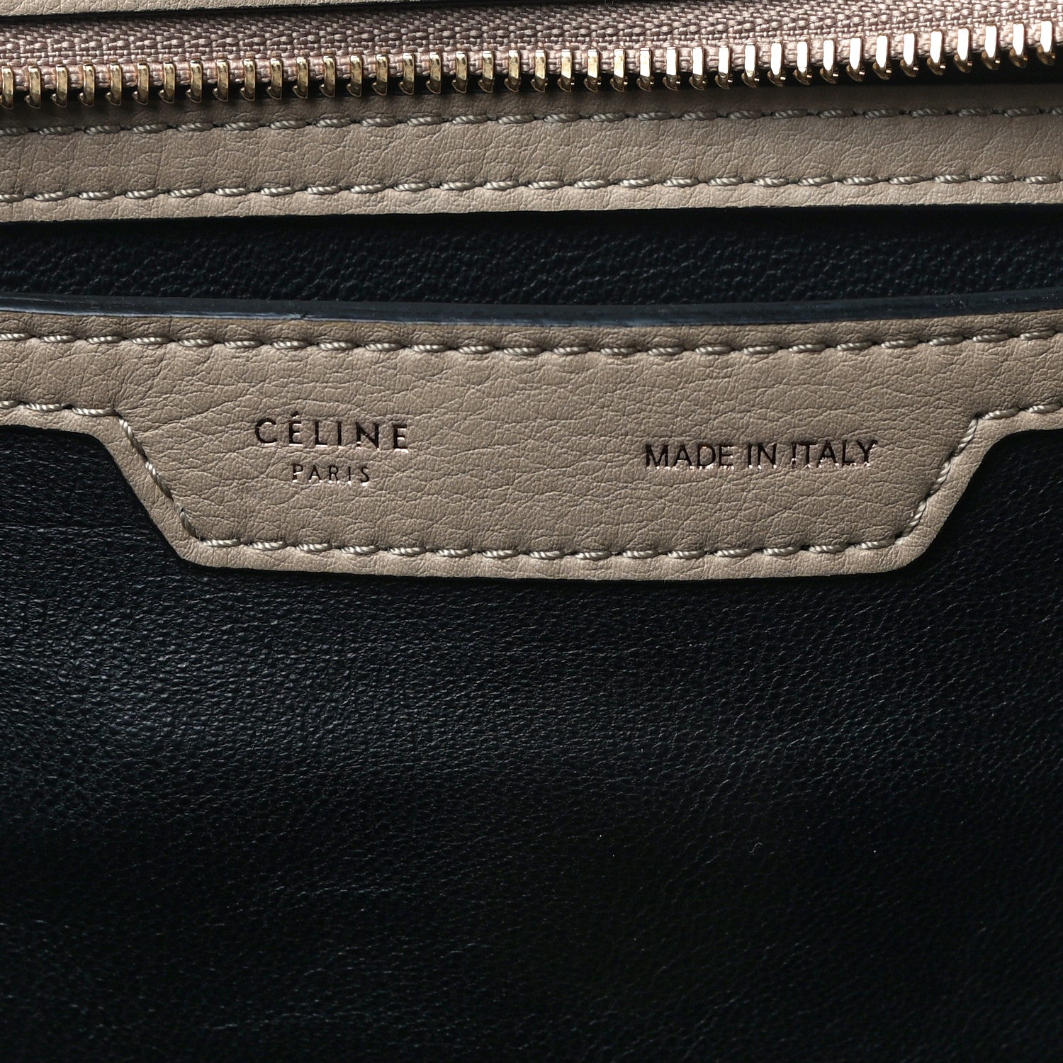 Celine Drummed Calfskin Suede Large Trapeze Sahara 10 of 26