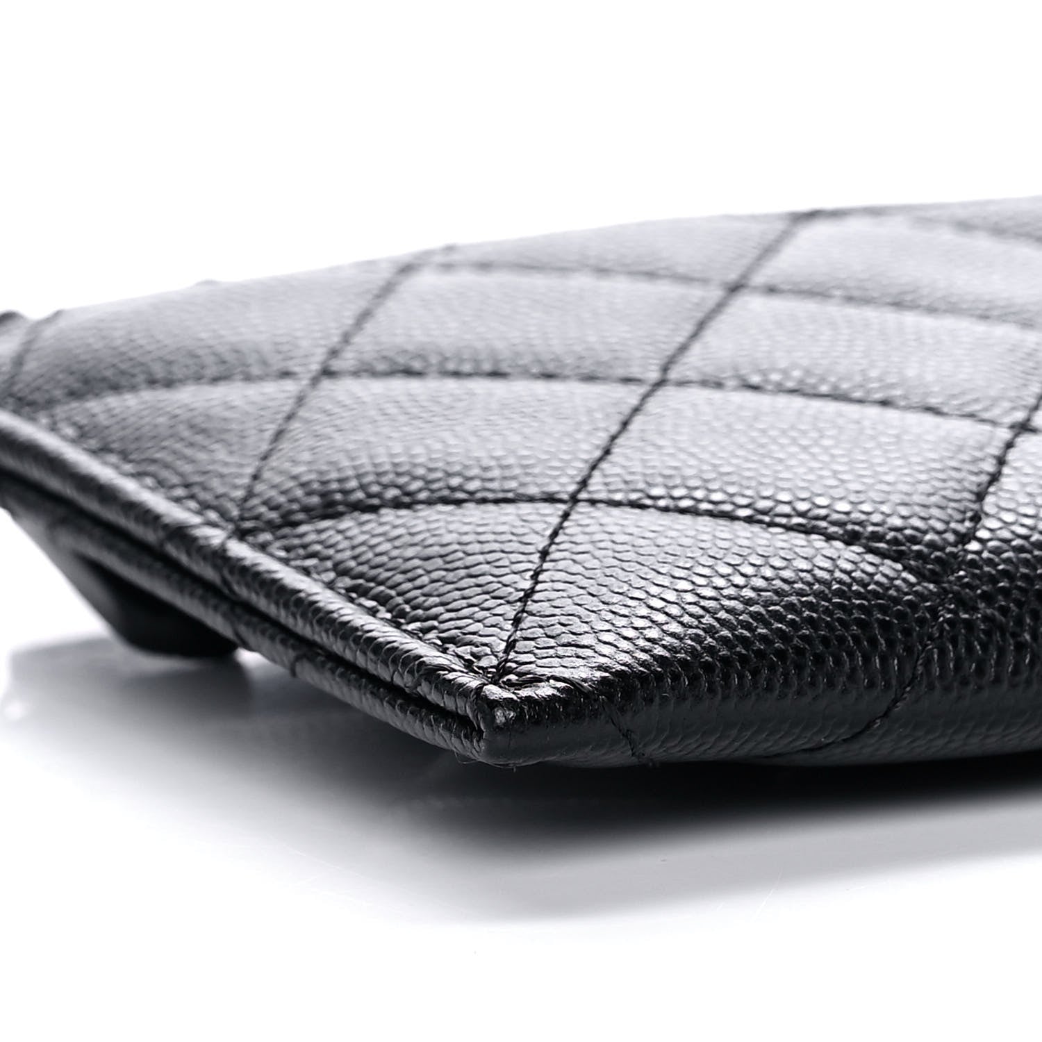 Chanel Caviar Quilted Classic Zip Pouch Black 8 of 10