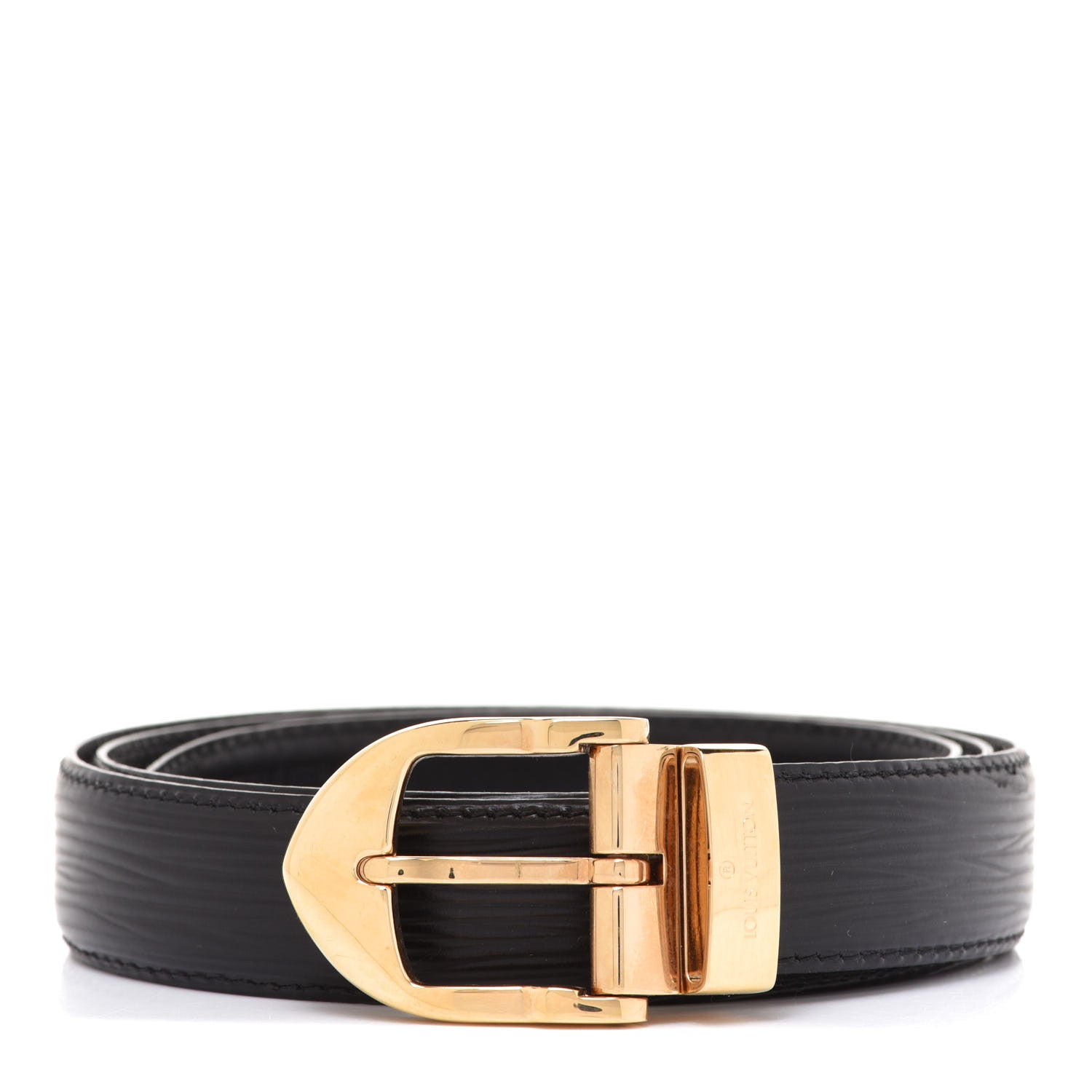 Louis Vuitton Epi Classique Belt 85 34 Black 1 of 7