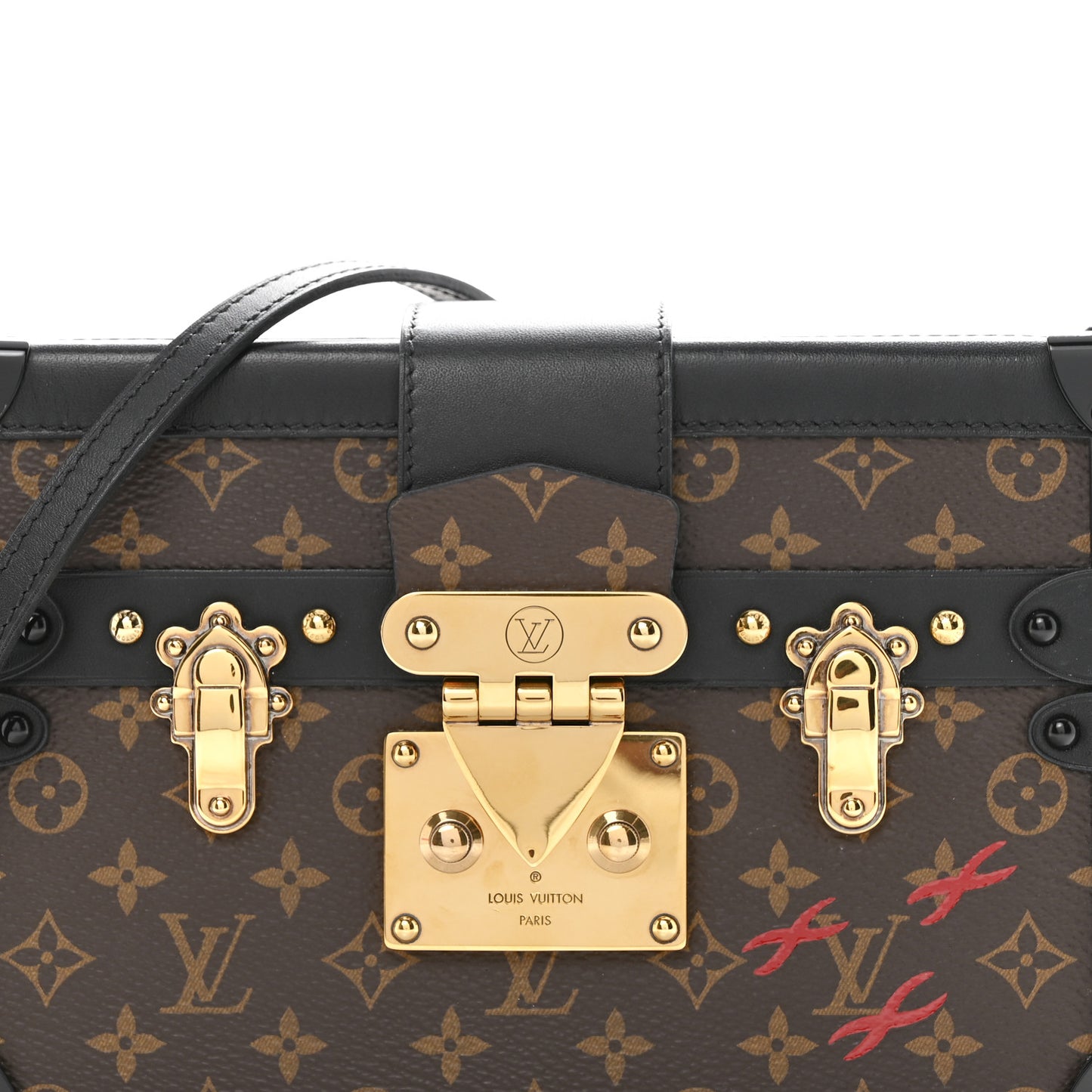 Monogram Petite Malle Black