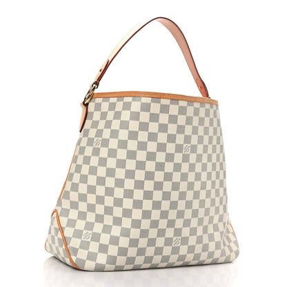 Louis Vuitton Damier Azur Delightful MM Pink 3 of 8