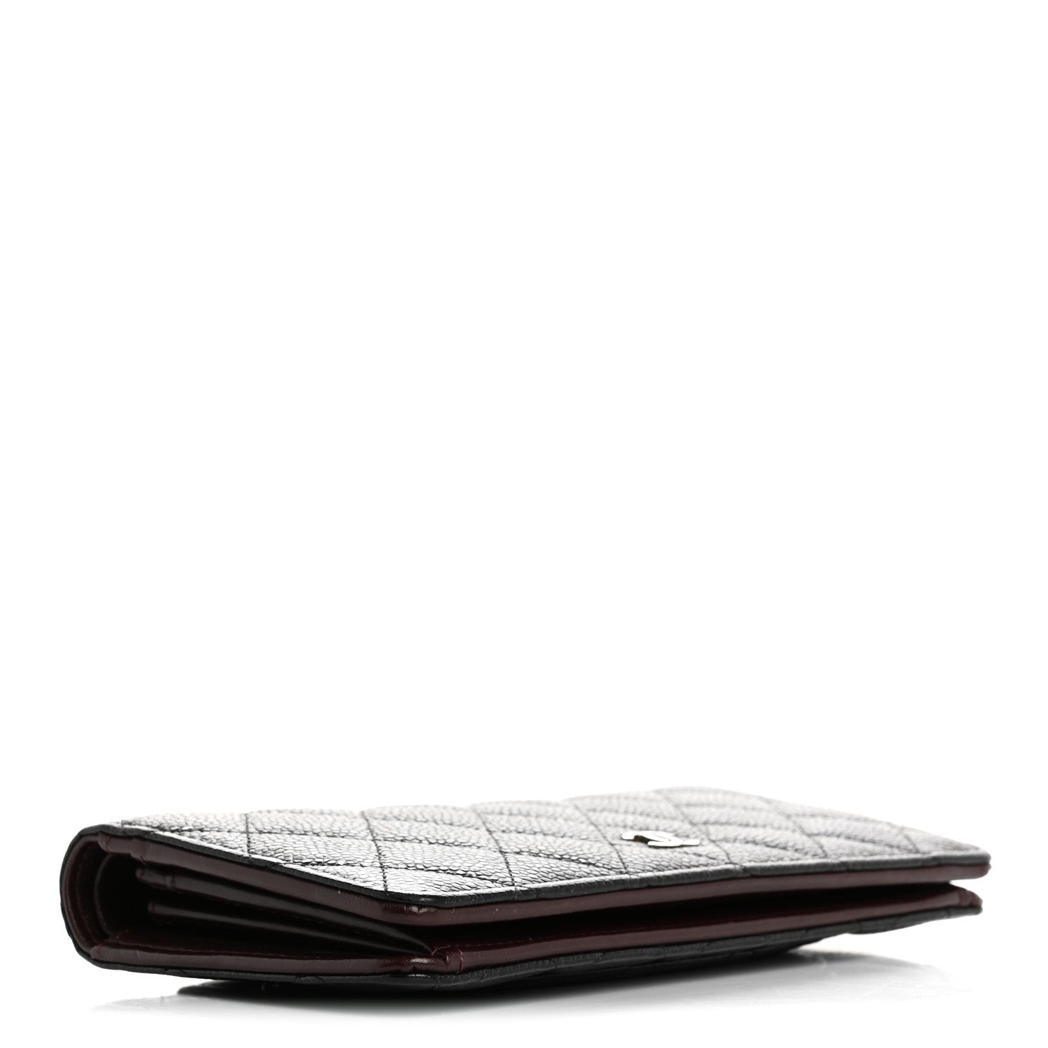 Chanel Caviar Quilted Yen Wallet Black 4 of 12