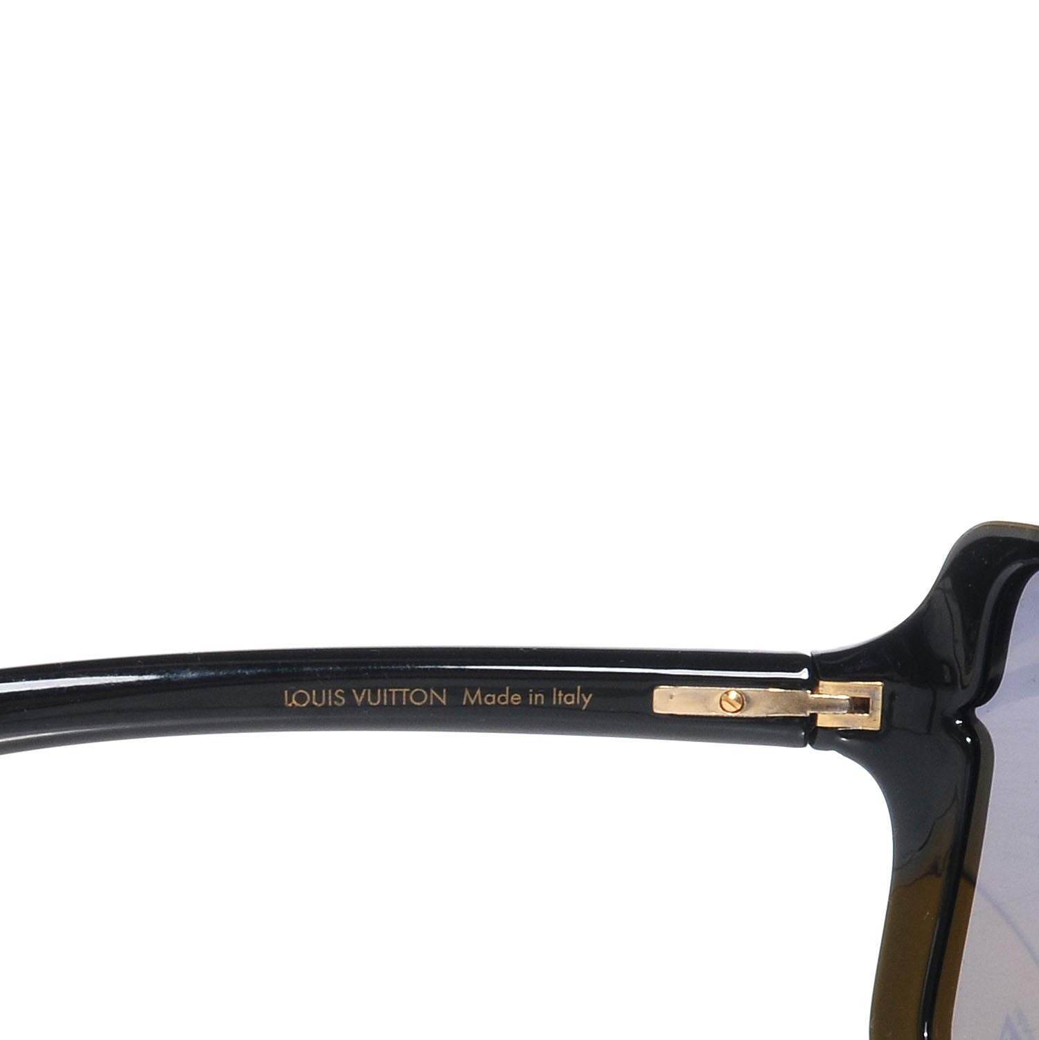 Louis Vuitton Flore Carre Sunglasses Black 3 of 4