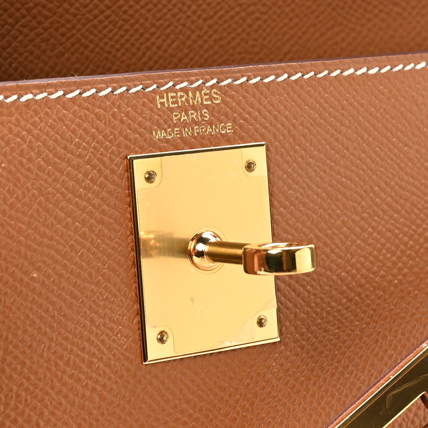 Hermes Epsom Kelly Sellier 28 Gold 6 of 10