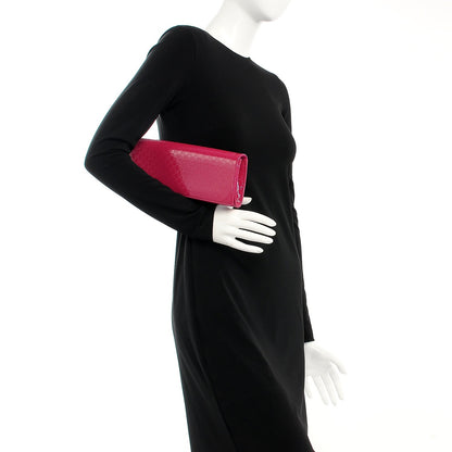 Gucci Patent Microguccissima Small Broadway Clutch Peonia Flower 2 of 9