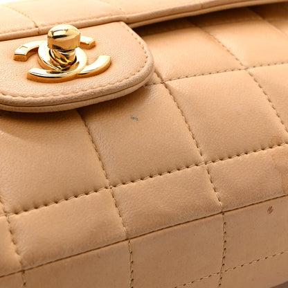 Chanel Lambskin East West Chocolate Bar Flap Beige 12 of 14