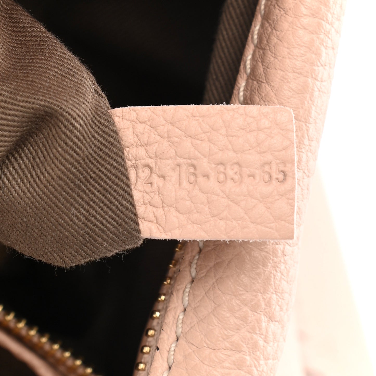 Calfskin Medium Marcie Satchel Pale Pink