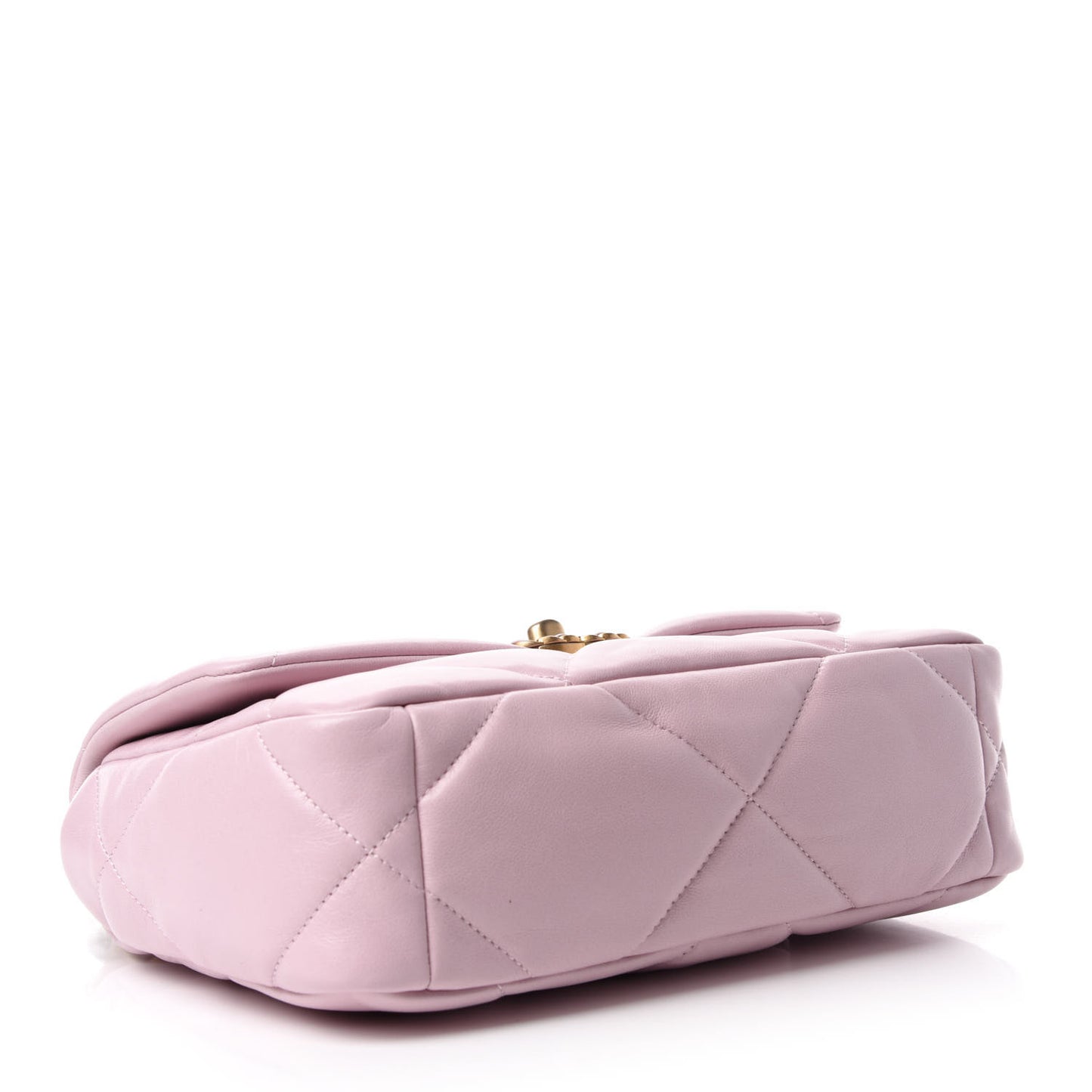 Lambskin Quilted Medium 19 Flap Light Pink