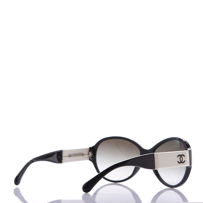 Chanel CC Sunglasses 5229Q Black White 4 of 7