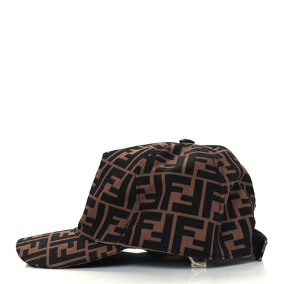 Fendi Canvas FF Kids Cap Hat III Tobacco 3 of 10