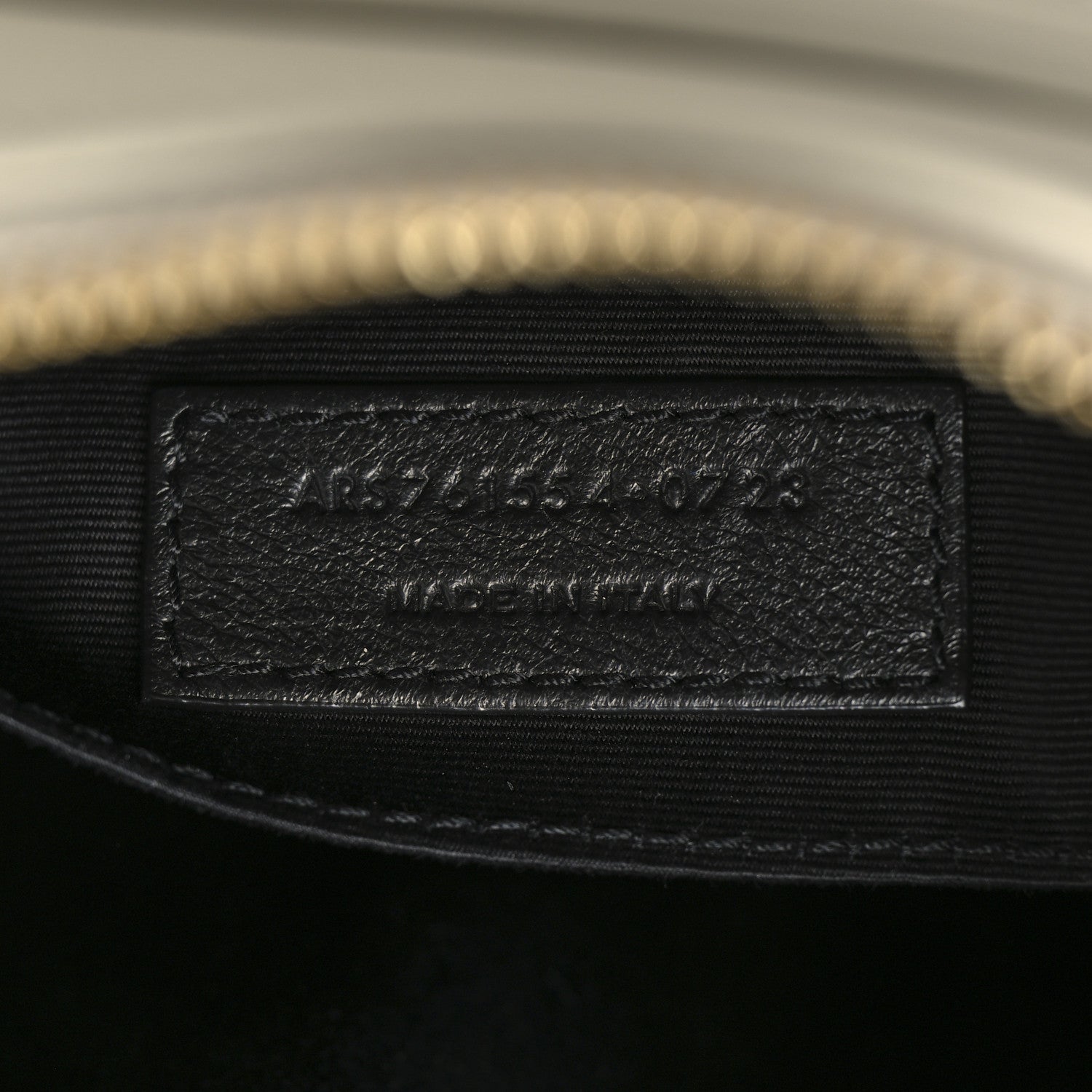 Saint Laurent Calfskin Matelasse Monogram Lou Camera Bag Crema Soft 7 of 10
