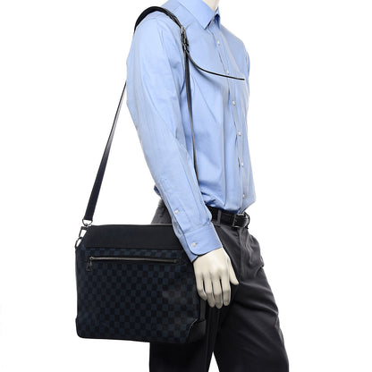 Louis Vuitton Damier Cobalt Greenwich Messenger 2 of 15