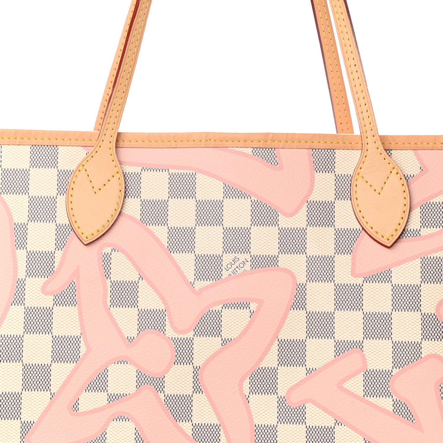 Louis Vuitton Damier Azur Tahitienne Neverfull MM 7 of 9