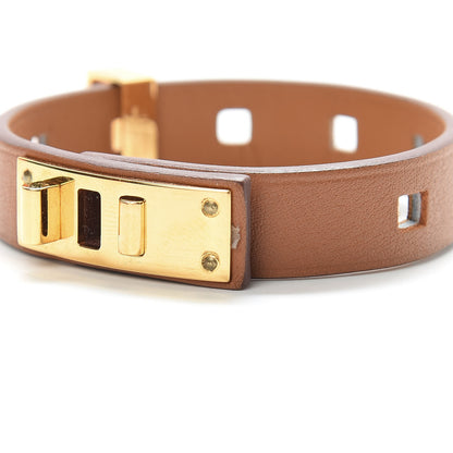 Hermes Swift Mini Dog Perforations Carrees Bracelet T1 Gold 7 of 8