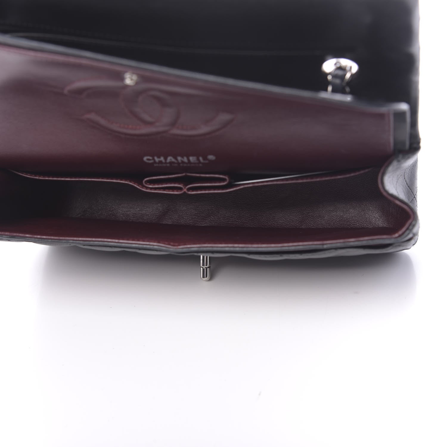 Chanel Lambskin Quilted Medium Double Flap Black 5 of 17