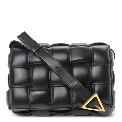 Bottega Veneta Nappa Maxi Intreccio Padded Cassette Crossbody Bag Black 1 of 9
