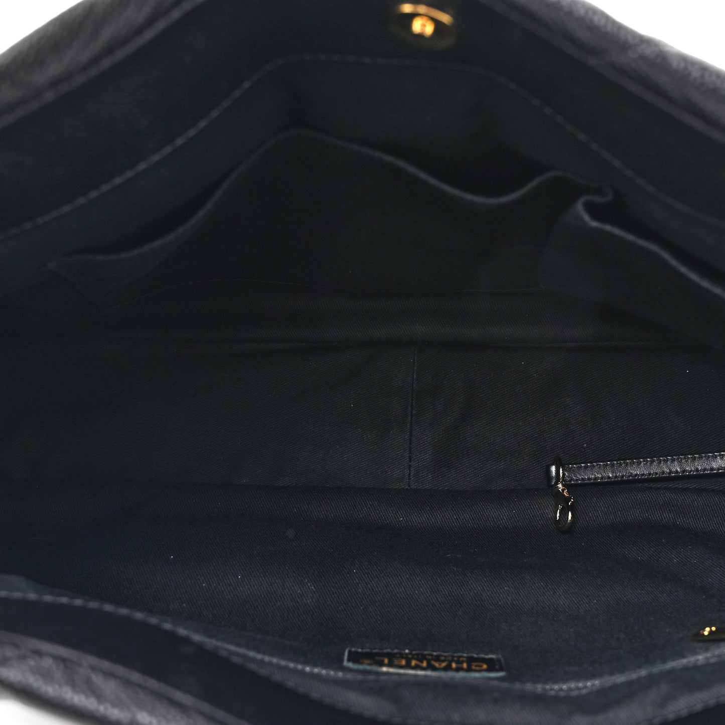 Caviar Quilted Timeless CC Soft Tote Black