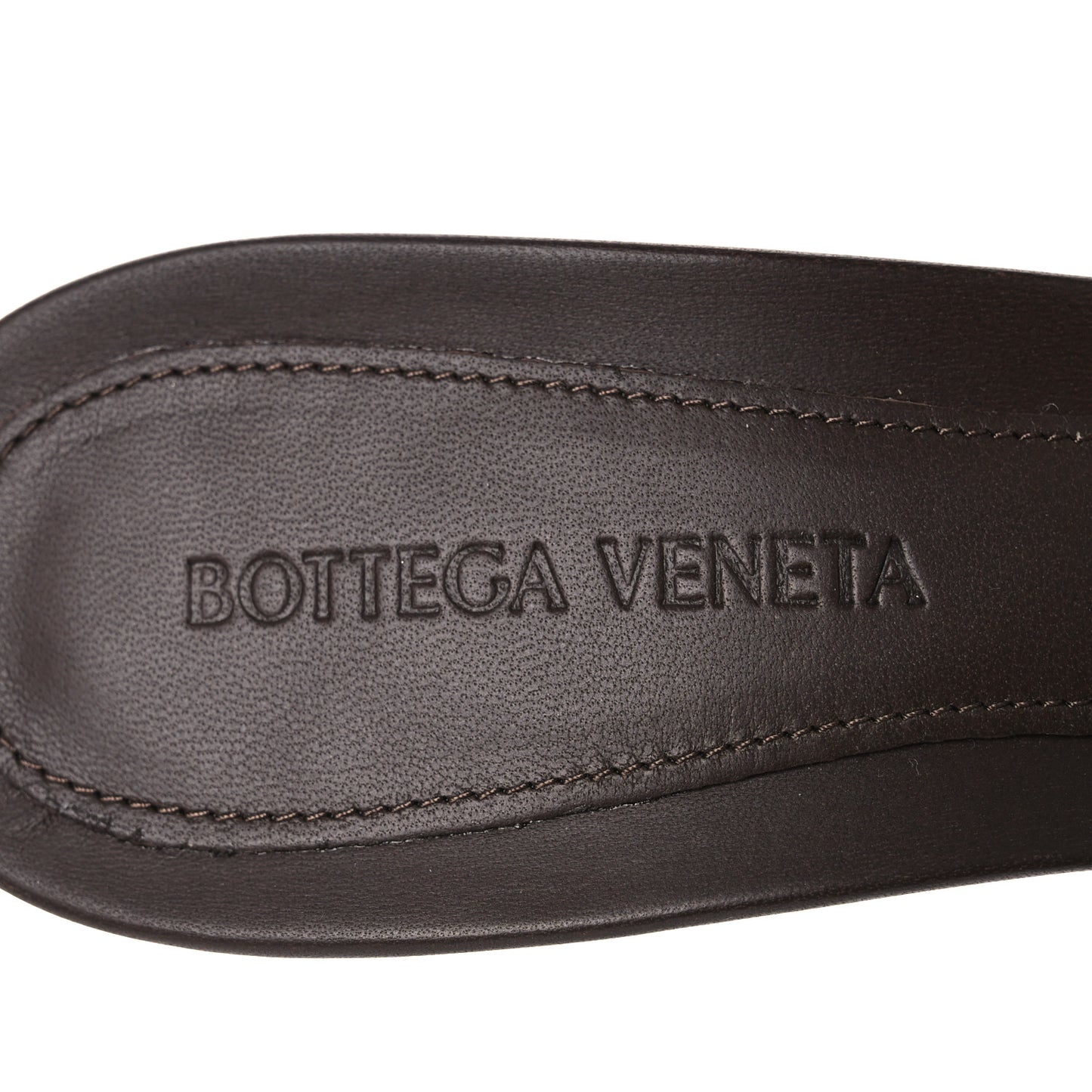 Nappa Matelasse Padded Mule Sandals 40 Chocolate Spread
