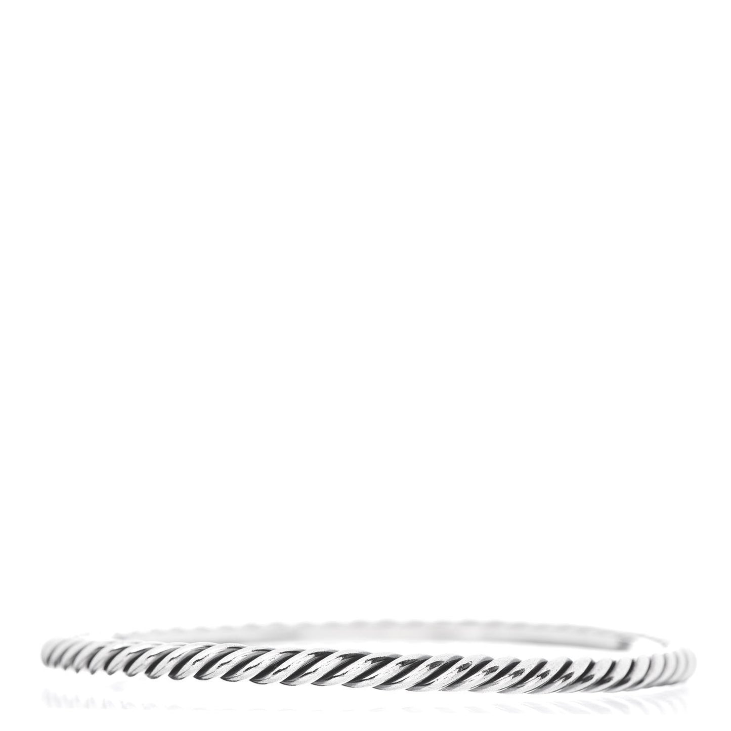 Sterling Silver Cable Bangle Bracelet