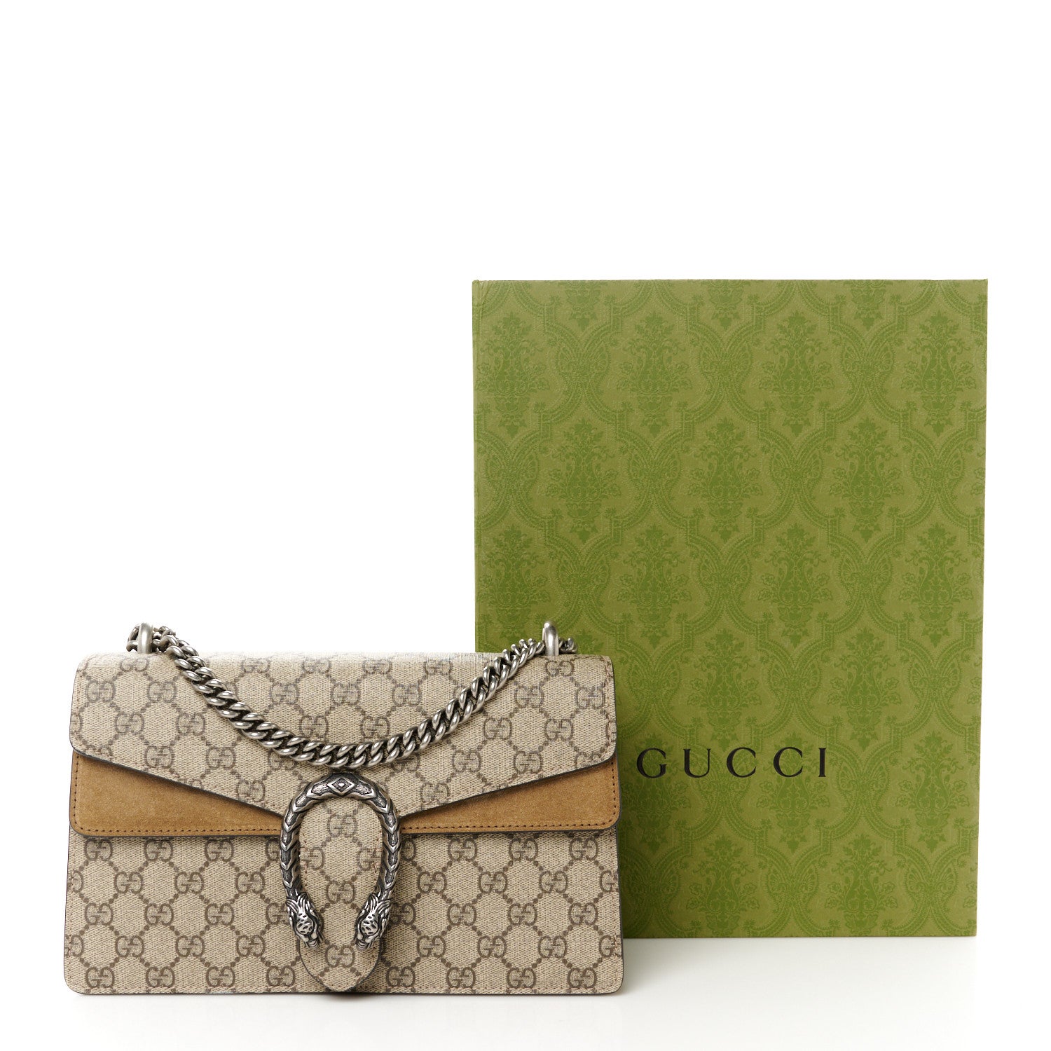 Gucci GG Supreme Monogram Small Dionysus Shoulder Bag Taupe 13 of 13