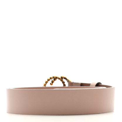 Gucci Margaux Calfskin Studded Interlocking G 30mm Belt 85 34 Rose 2 of 4