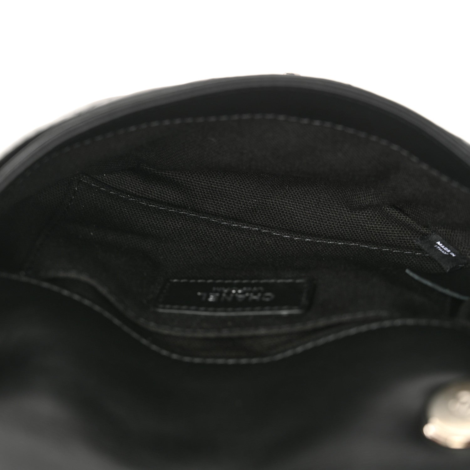 Chanel Calfskin Quilted CC Uniform Flap Belt Bag Black 5 of 11