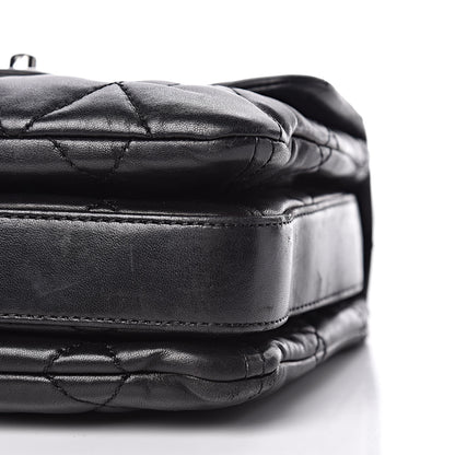 Chanel Lambskin Quilted Mini Chanel 3 Flap Black 11 of 12
