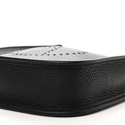 Hermes Taurillon Clemence Evelyne TPM Black 10 of 11