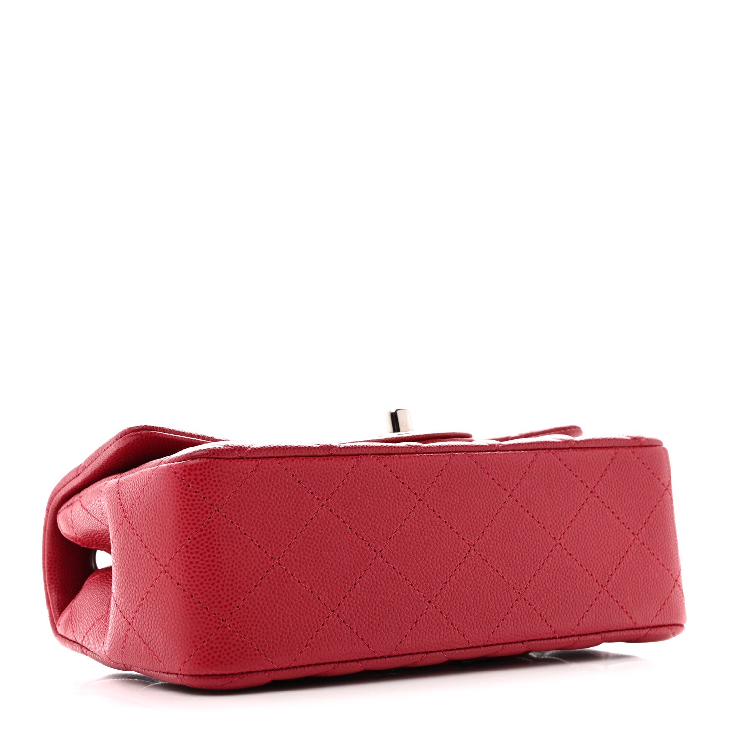 Chanel Caviar Quilted Mini Rectangular Flap Pink 4 of 12