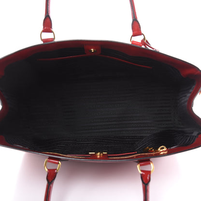 Prada Spazzolato Large Tote Scarlatto Fume 6 of 18
