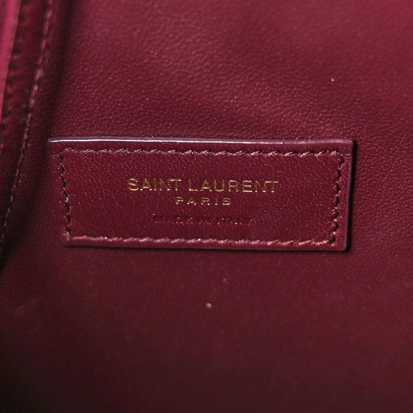 Patent Calfskin Rendez-Vous Hobo Dark Red Wine