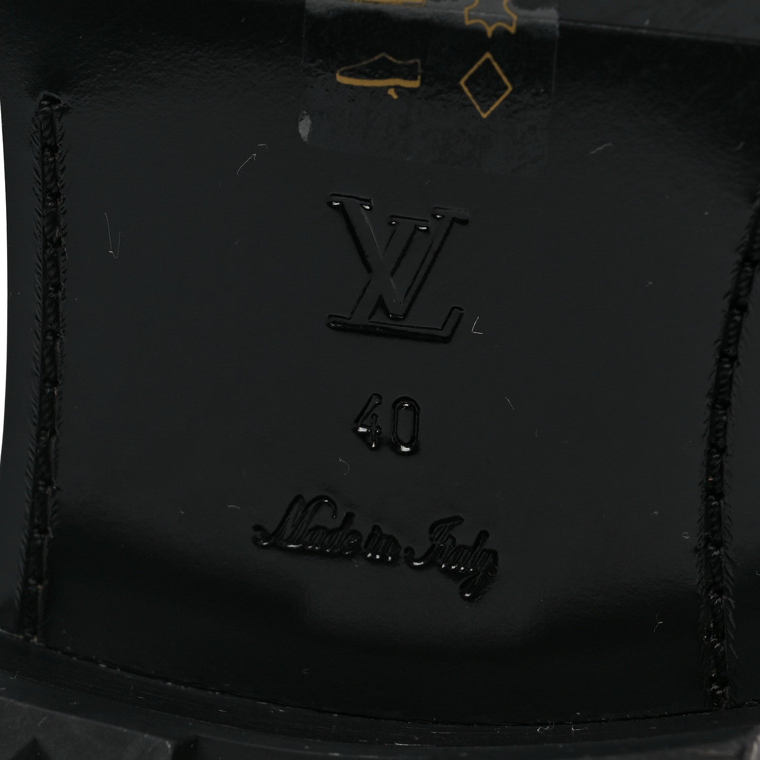 Louis Vuitton Calfskin Monogram Discovery Flat Ankle Boots 40 Black 6 of 6