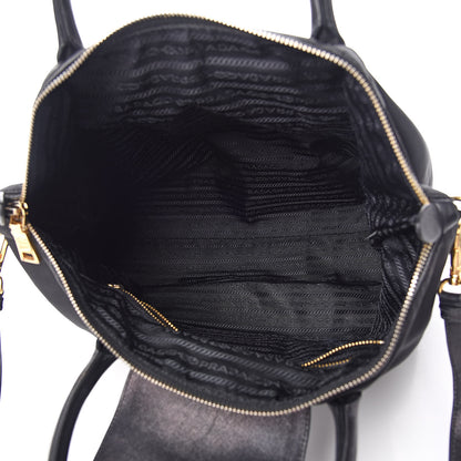 Prada Tessuto Nylon Saffiano Tote Black 5 of 15