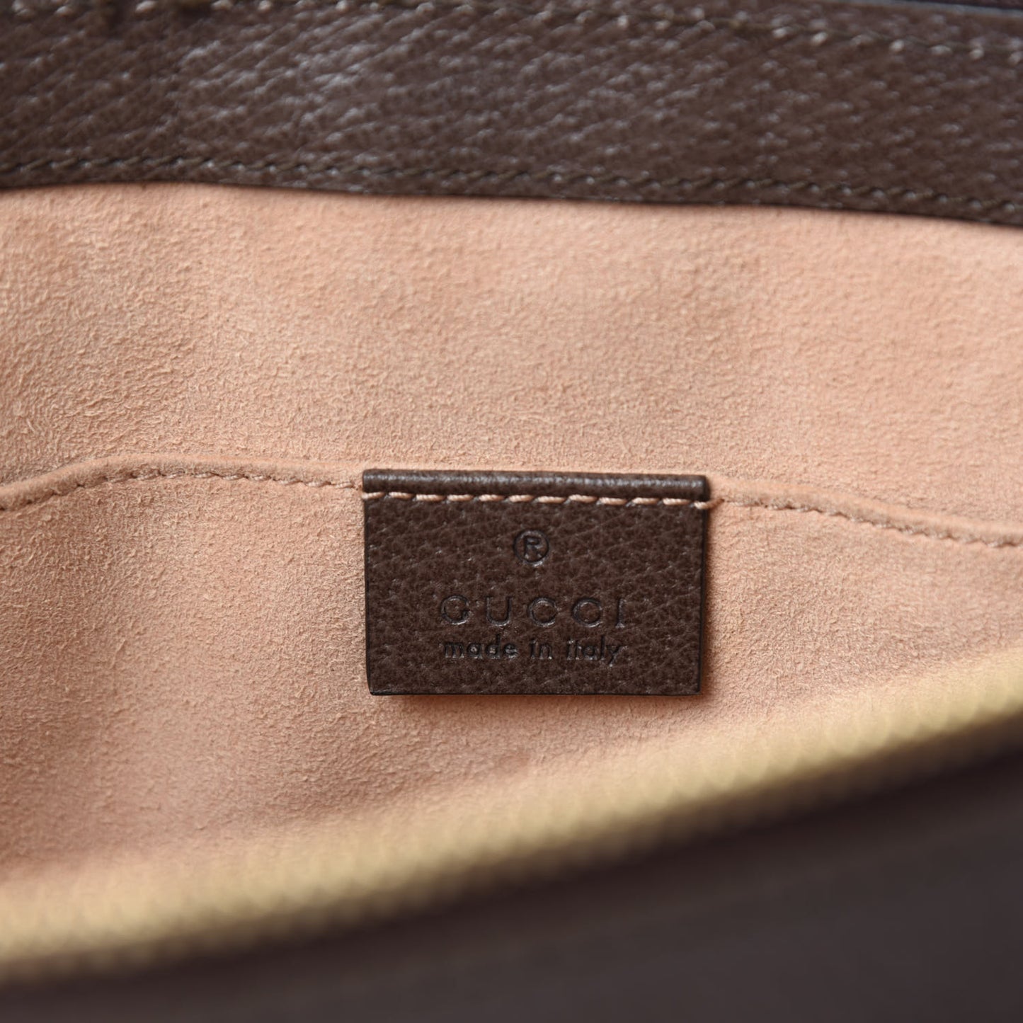 GG Supreme Monogram Small Ophidia Tote Bag Brown