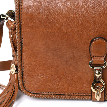Gucci Grained Calfskin Medium Marrakech Flap Messenger Bag Brown 19 of 25