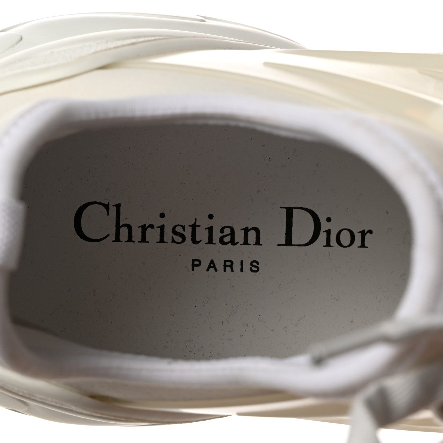 Christian Dior Technical Fabric Rubber Womens D-Connect Sneakers 39.5 White 6 of 8