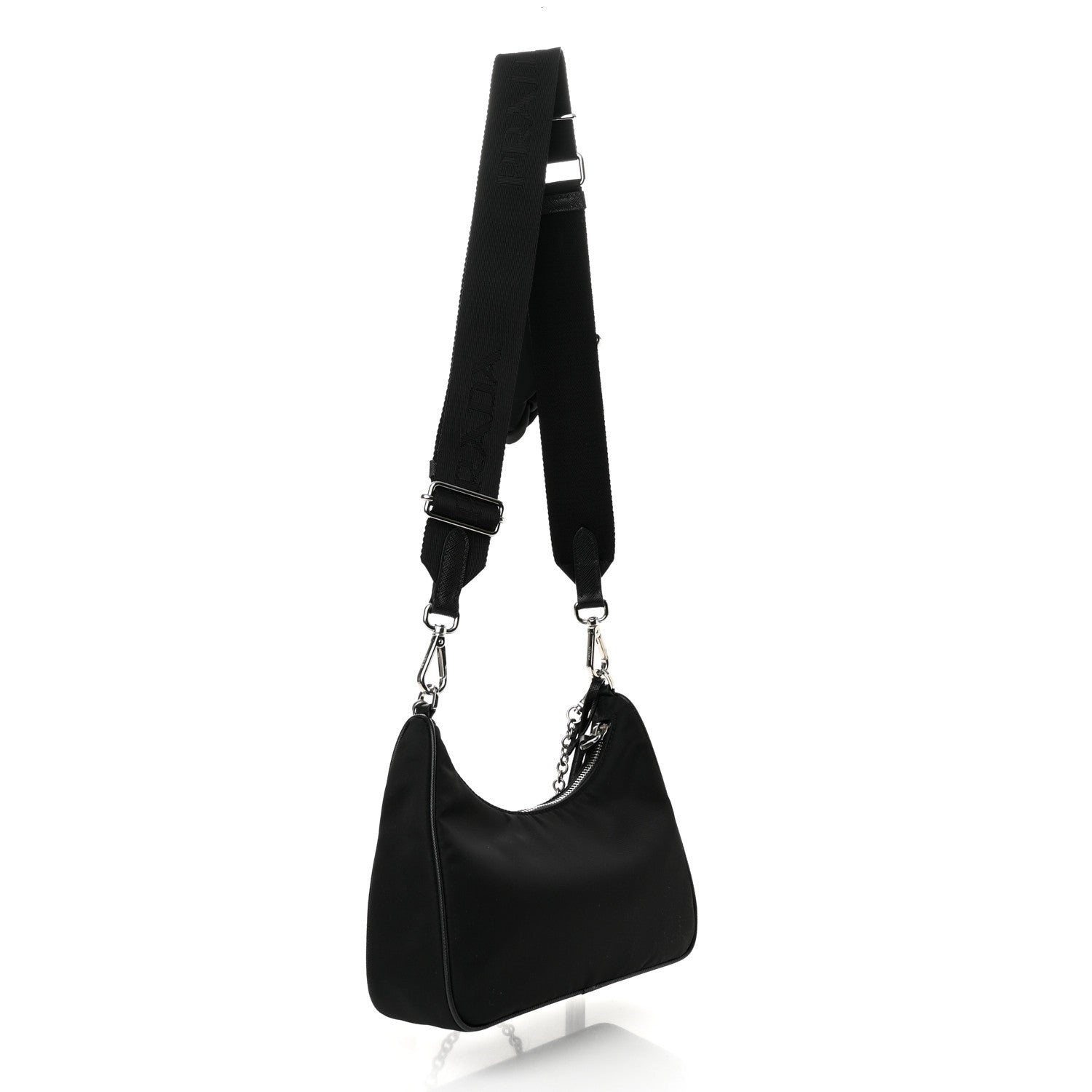 Prada Nylon Re-Edition 2005 Shoulder Bag Black 3 of 11
