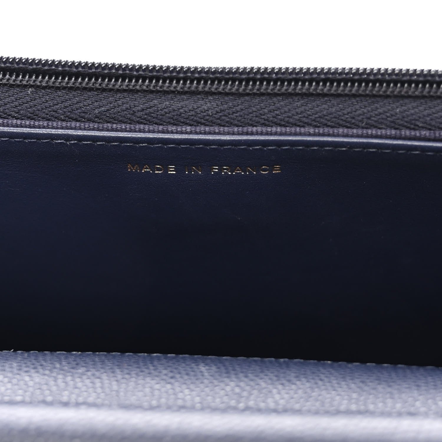 Chanel Caviar Quilted Wallet On Chain WOC Navy Blue 7 of 11