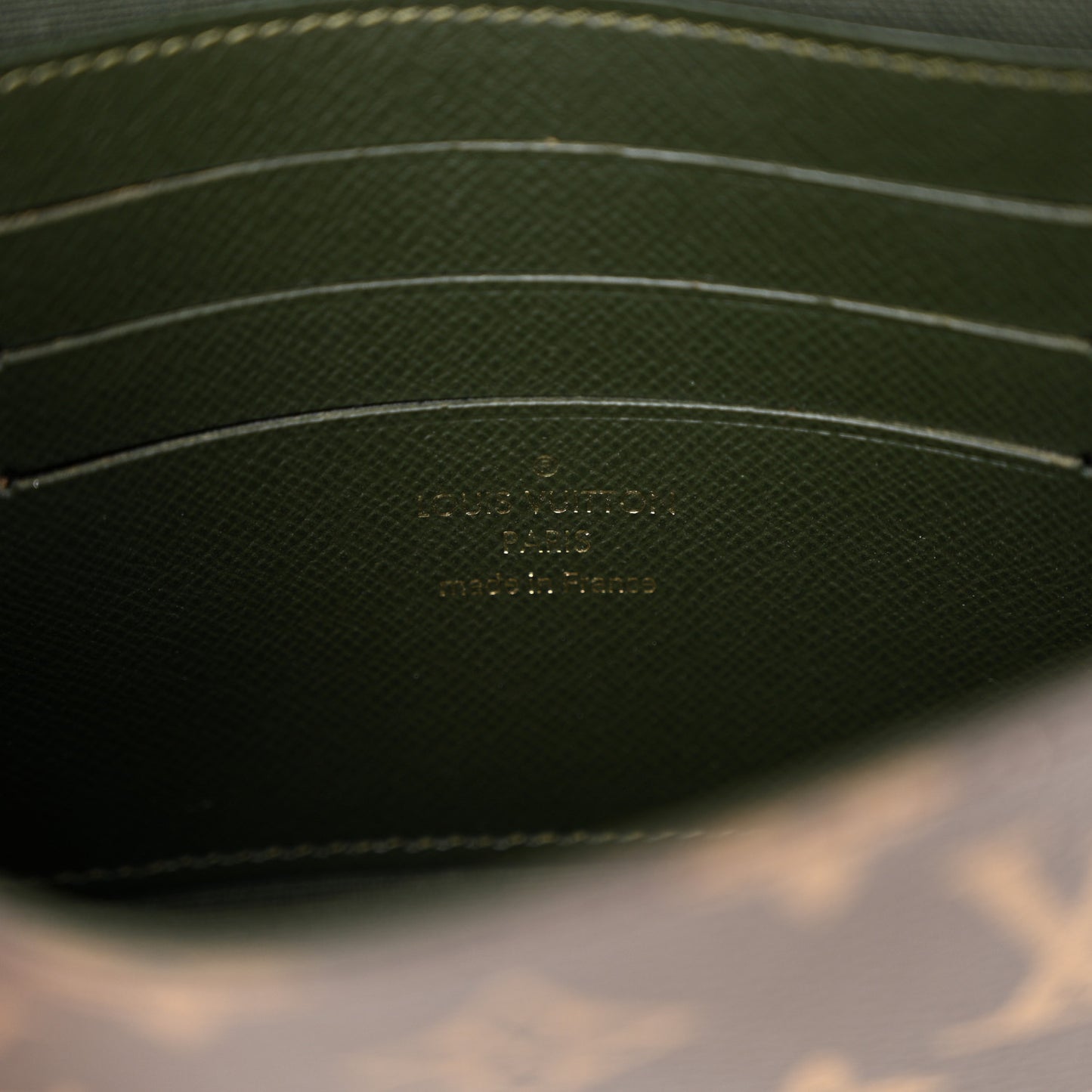 Monogram Felicie Strap & Go Felicie Pochette Kaki