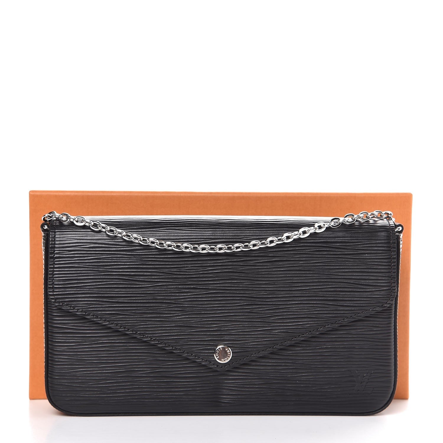 Louis Vuitton Epi Pochette Felicie Black 9 of 9